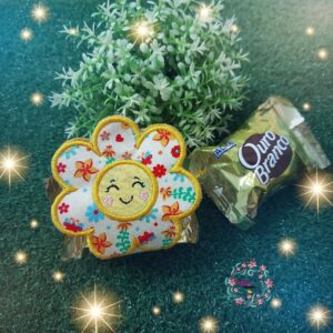 Matrizes de Bordado - Porta Bombom Flor